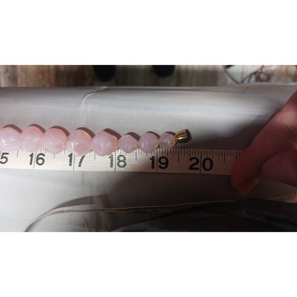 VTG 3-piece Combo: Acrylic Necklace, Bangle Bracelet and Rhinestone Brooch - Picture 7 of 8